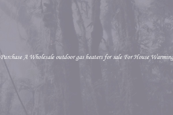 Purchase A Wholesale outdoor gas heaters for sale For House Warming