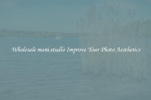 Wholesale mani studio Improve Your Photo Aesthetics