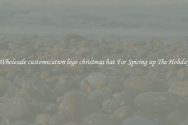Wholesale customization logo christmas hat For Spicing up The Holiday